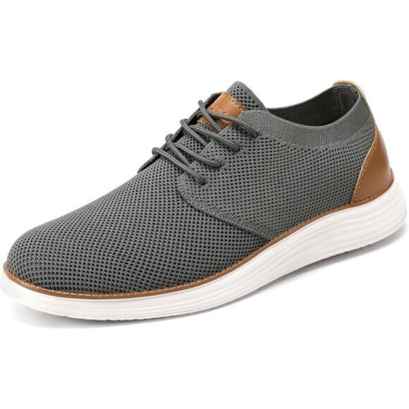 🆕VILOCY Men's Grey Fashion Business Comfortable Breathable Dress Sneaker - Picture 4 of 10